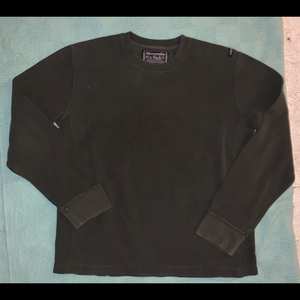 Abercrombie & Fitch XL long sleeve green shirt